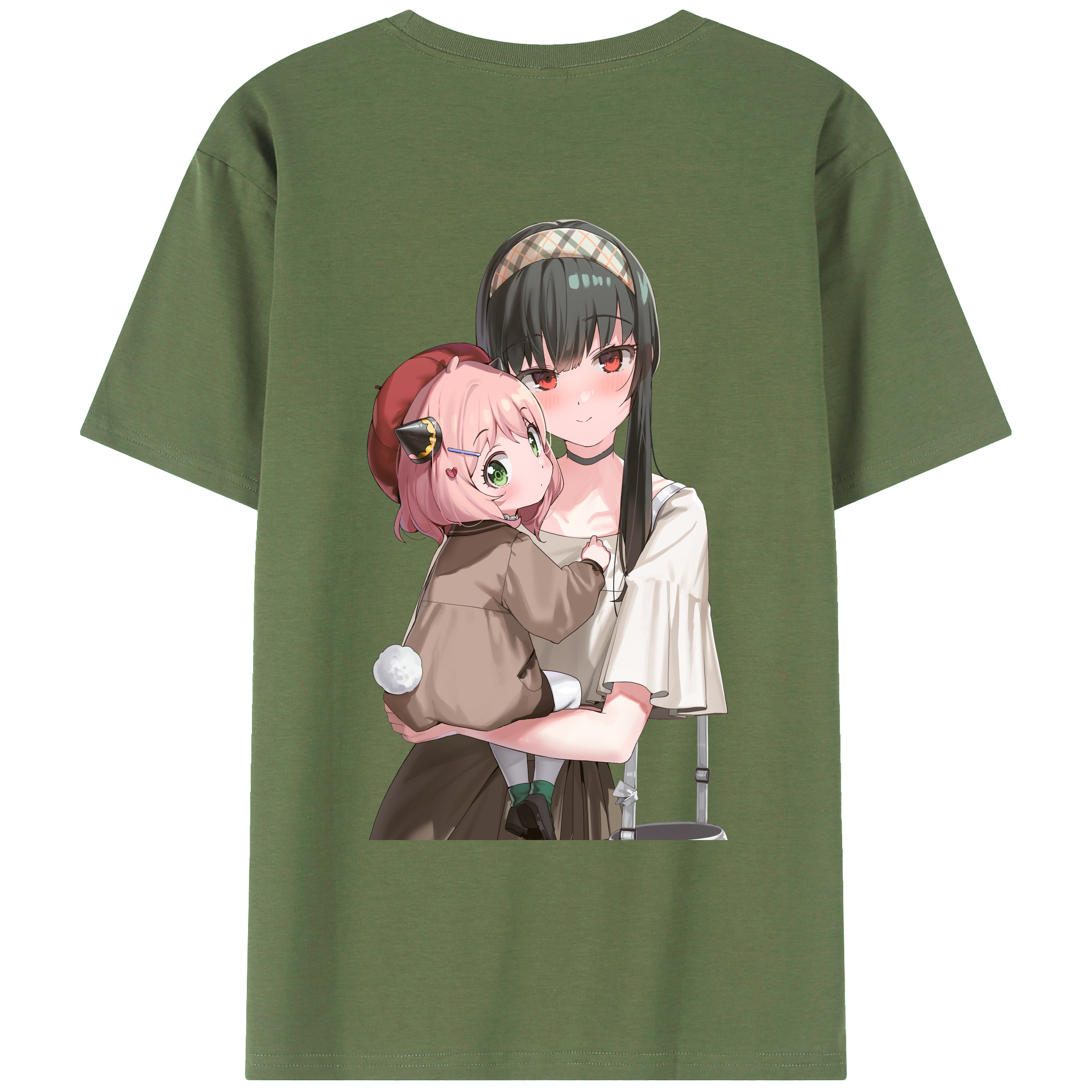 （画像用） SPY×FAMILY间谍家家酒 綿100％ メンズ半袖Tシャツ（バックプリント） 通気性